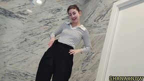 whipped cream fetish wet and messy socks shower with clothes