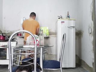 Waking up with your 30yo Boyfriend: Singing & Washing dishes in a Jockstrap - Part two/three