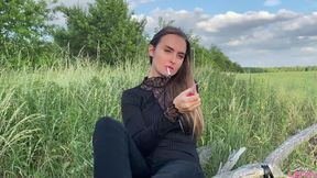 At zero you cum for my nylon feet