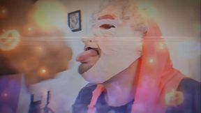 the witch sucking dick and licking his cum