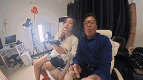 8K VR360 MARTINA Henry is enjoying smoking 1