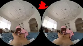 Teen fantasy anime girl gives VR love with big dick boyfriend