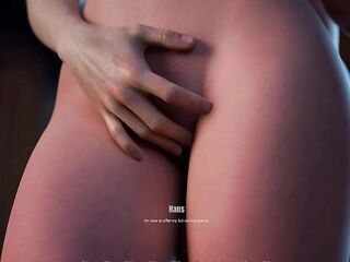 White Hair Gal Crave Relax Her Hawt Body