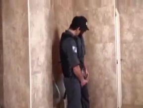 Two Cops in Public Toilet