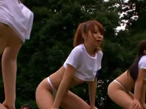 Tons Of Big Breasted Soccer Girls Suck His Dick Dry