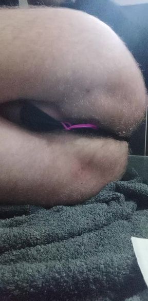stepsisters sexy panties and a small vibrator slipped into my ass