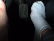 HARD STARTING BASTARD! - CLASSIC CAR PEDAL PUSHING - AUSTIN HEALEY - ROADSTER - CRANKING AWAY