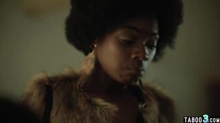 Beauty black 18 yo lesbians Misty Stone and Sizi Sev tasting