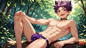 Camp Buddy Yoichi breaks twink in raw hentai anime