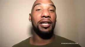 Sexy redhead chick takes on major big black cock gangbang