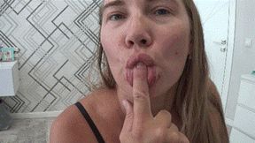 Jerk and cum with sexy wife st