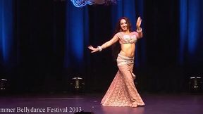 RAVILYA 01 Gets Down and Dirty with a Hot Belly Dance