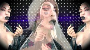 Goon and Worship My Black Gothic Lips - Asmr, Gooner, Gooning