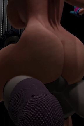 Cocktroid Remake - Zero Suit Samus X Futa Kurza, Bathroom Mission