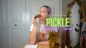 Pickle Snack Time