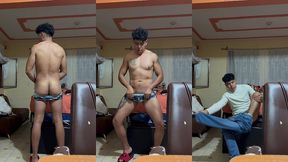 cambiandome frente al amigo de mi novio