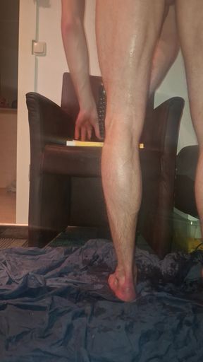 Solo Gay Twink Anal Dildo - Extreme Pissing Orgasms