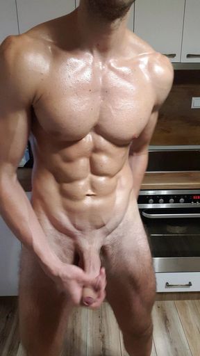 Will you run your hands all over my abs while you&#039;re sucking it?