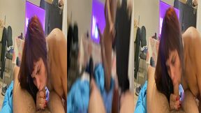 esta verga me hace cosquillas en la garganta