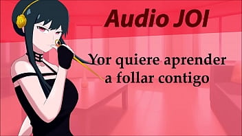 Audio JOI hentai, Yor quiere practicar sexo contigo.