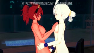 SULETTA MERCURY AND MIORINE REMBRAN HAVE INTENSE LESBIAN SEX TOGETHER 😳 GUNDAM HENTAI