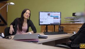 loan4k. woman tushy to make deal with lender and get cash
