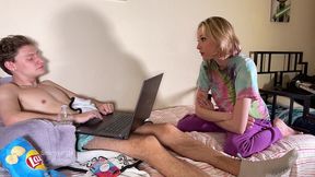 full vid! young crypto nerd learns how to get a girlfriend with help from his hot stepmom - ft. @smartykat314 and @lofidreamz