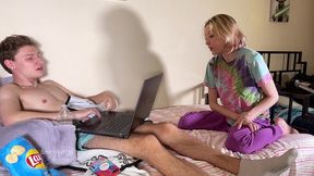 full vid! young crypto nerd learns how to get a girlfriend with help from his hot stepmom - ft. @smartykat314 and @lofidreamz