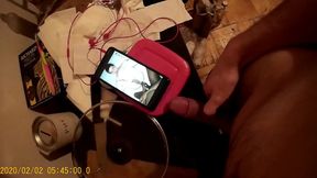 Chubby Guy Rubs Leftover Meat And Rice All Over His Dick In Bizarre Solo Session