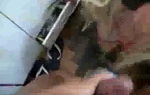 Superhot brazil blonde fucks a submissive guy
