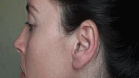 side view of my pretty ears