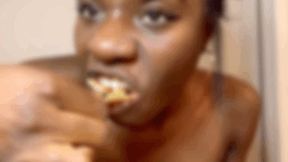 Aggressively Eating Nachos