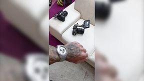 BTS orgy 3 tattooed girls got fucked their holes interracial