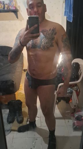 IN FRONT OF THE MIRROR