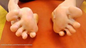 Foot massage: Big Feet Worship👣
