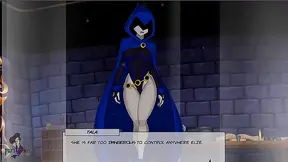 Blonde Teen Titans Bring Raven to Life in Steamy Hentai Encounter