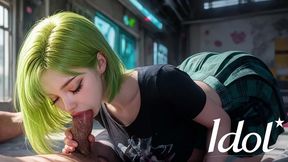 informal asian girl likes to suck in old clothes [ai]
