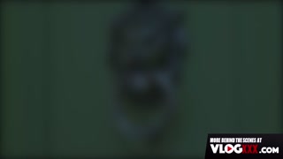 Black Latex Nurse Elena Vedem Interracial Pounding BTS