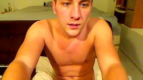 Cute Twink Cum Show, Hot Nice Shaved Body and a Good Dick