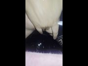 She squirts everywhere! Hot German girlfriend
