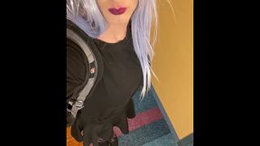 Crossdresser in Hotel Ready for Sex