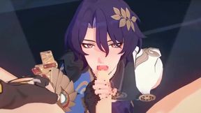 Dr Ratio sucked raw by his gay Honkai Star Rail lover