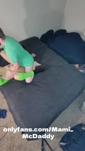 Getting lucky with Big Tit Latina at St Patty's Day  party