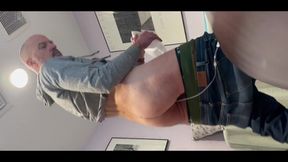 Dropping Guy’s Jeans and Inserting Anal Probe for Ozone in the Ass