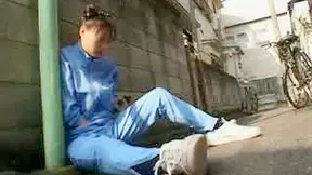 Riku Shiina's Hairy Pussy Fingered Outdoors - Sexy Teen Action