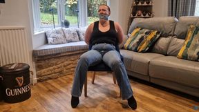 Think You Can Silence This Mouthy Bitch? Tight Tape Gag vs Wild Redhead Bondage