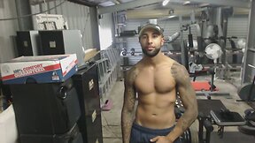 Str8 tattoo men cum hard and fast VIII