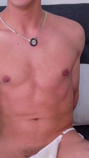 Rubbing My Cock and Wearing a Nice Thong
