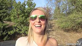 French Slut Emma Gets Double Fucked Hard Outside (1080)