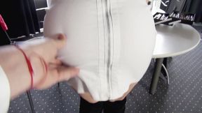 Big ass brunette knows how to fuck hard